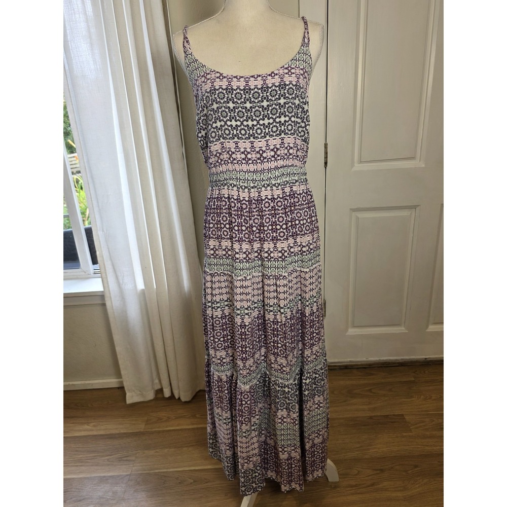 Torrid Maxi Dress 2 Sleeveless purple Floral